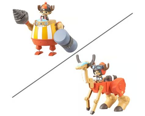One Piece Chopper 04 Kung Fu Tracer &amp; 05 Walk Hopper