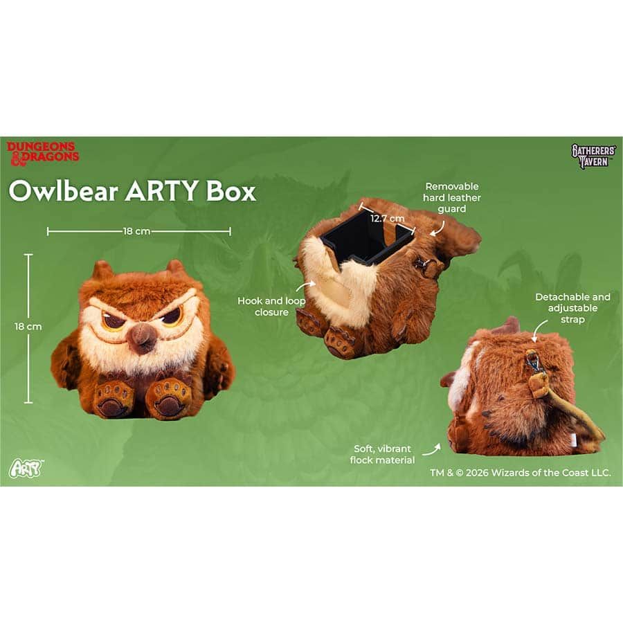 D&amp;D OWLBEAR ARTY DECK BOX