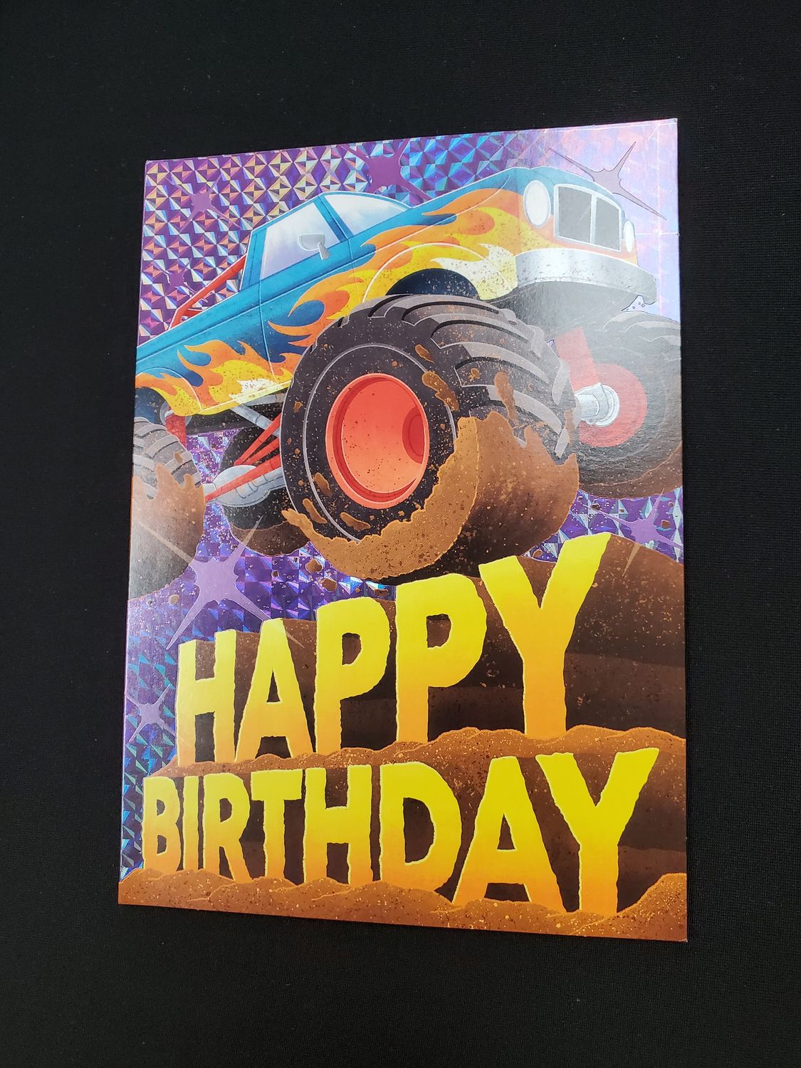 FOIL BIG WHEEL TRUCK CARD
