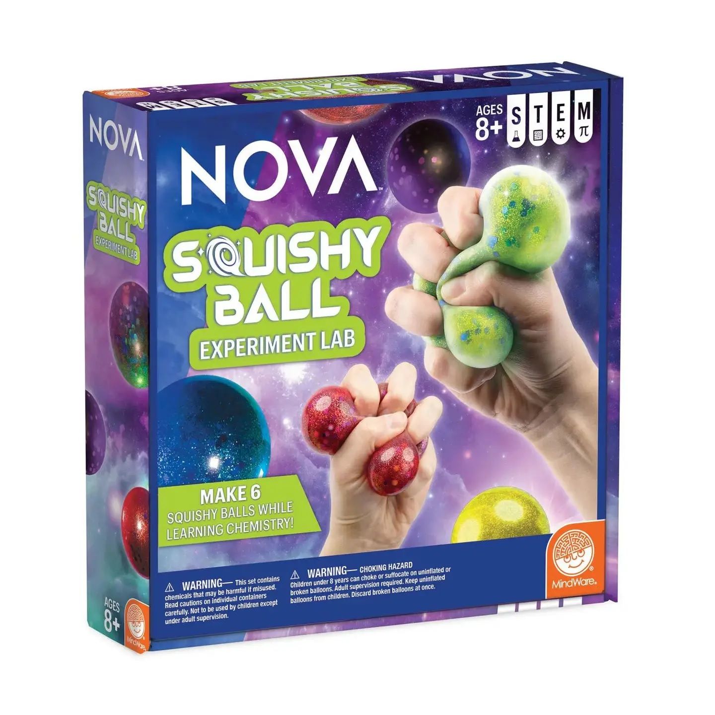 NOVA SQUISHY BALL EXPERIMENT LAB