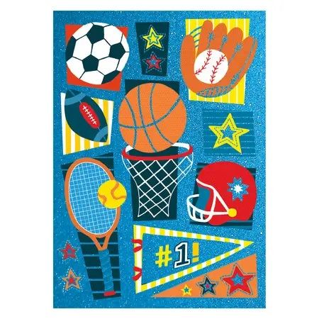 SPORTS PATTERN FOIL CARD