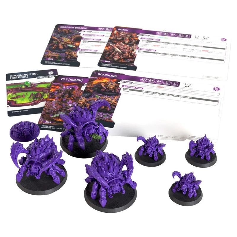 STARCRAFT MINIS GAME ZERG ROACH EXP