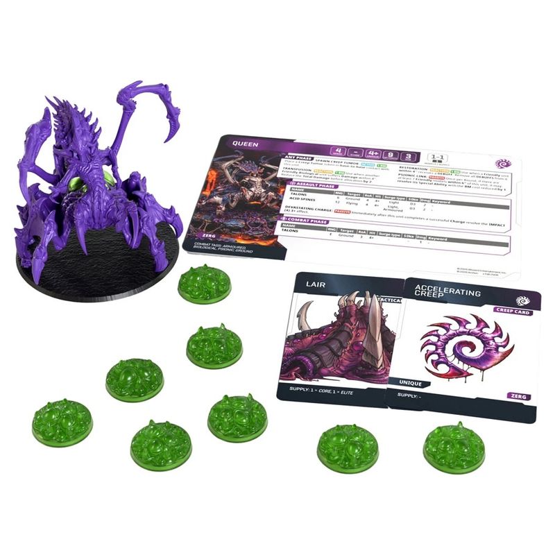 STARCRAFT MINIS GAME ZERG QUEEN EXP