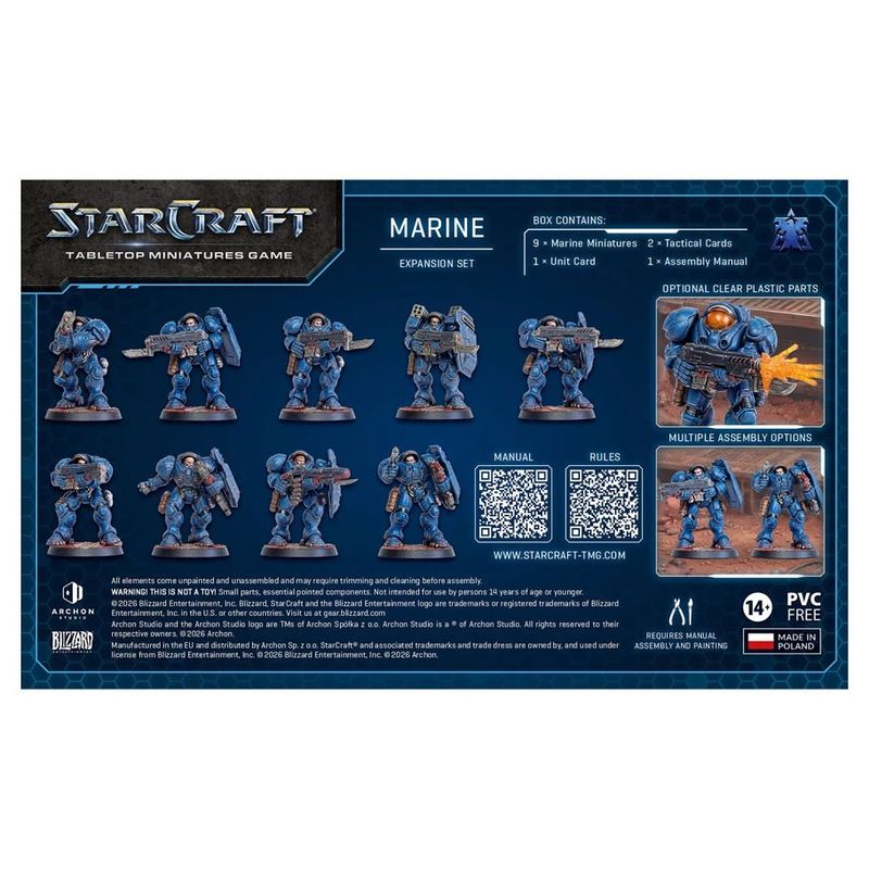 STARCRAFT MINIS GAME TERRAN MARINE EXP