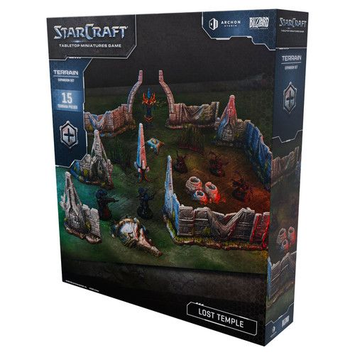 STARCRAFT MINIS GAME TERRAIN LOST TEMPLE EXP