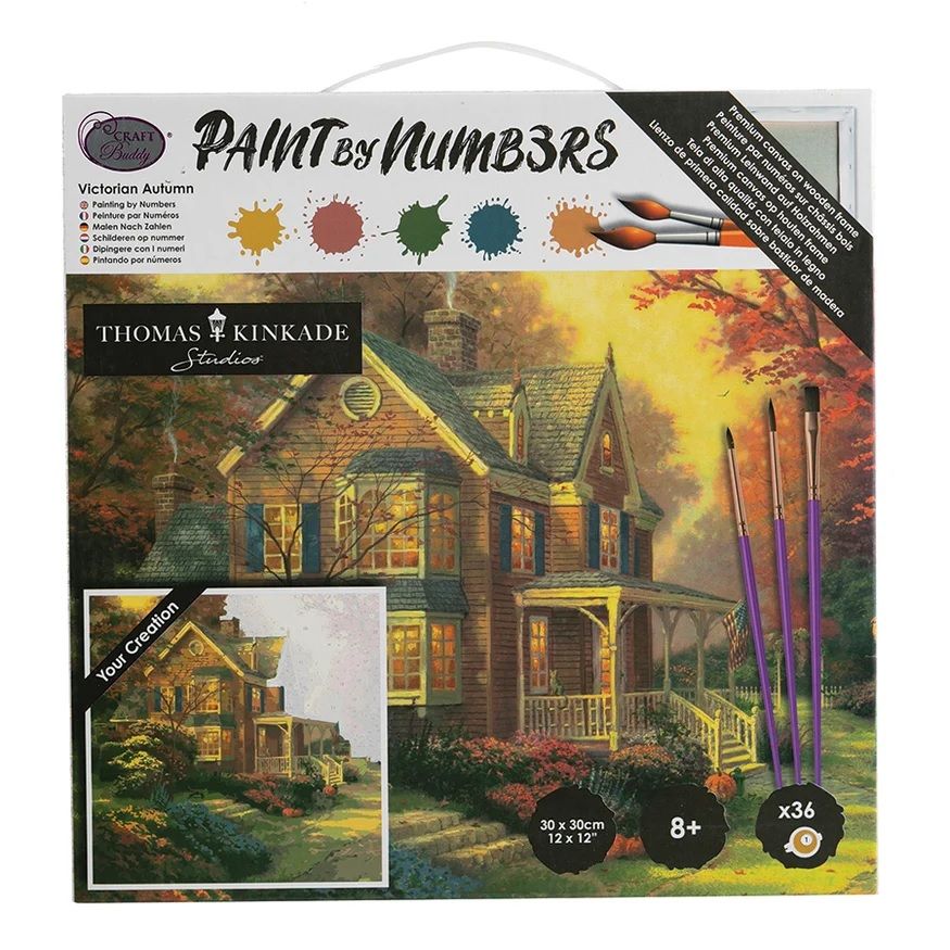 PAINT BY NUMBER MED: VICTORIAN AUTUMN KINCADE