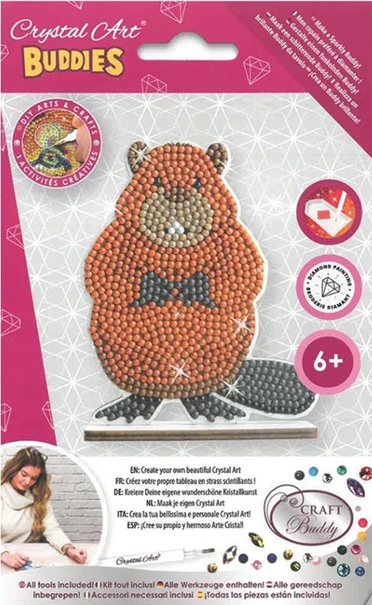 CRYSTAL ART BUDDIES: BEAVER