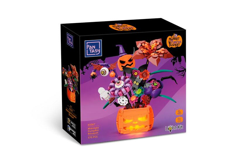 Midnight Pumpkin Bouquet Brick Kit