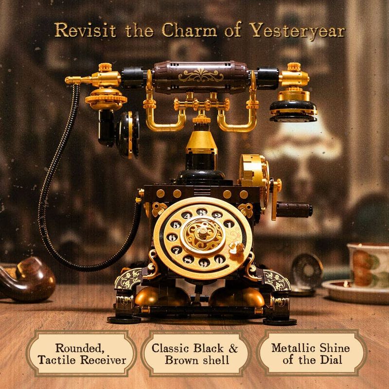 Retro Phone Brick Kit