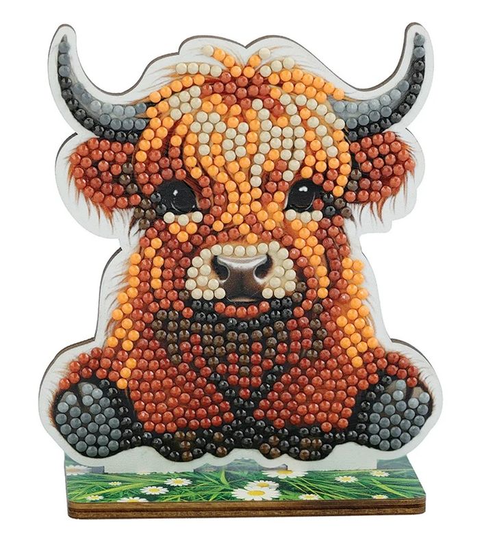 CRYSTAL ART BUDDIES: HIGHLAND COW