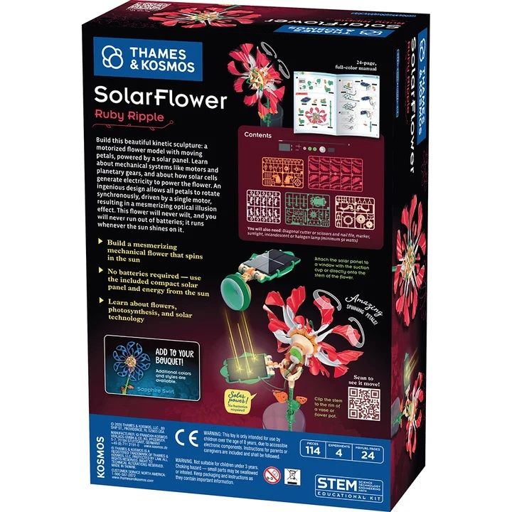 SOLAR FLOWER - RUBY RIPPLE