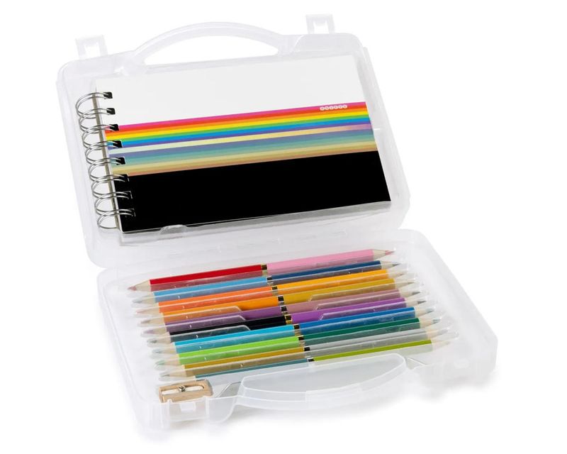 SKETCH STUDIO DBL END COLOR PENCIL TRAVEL SET