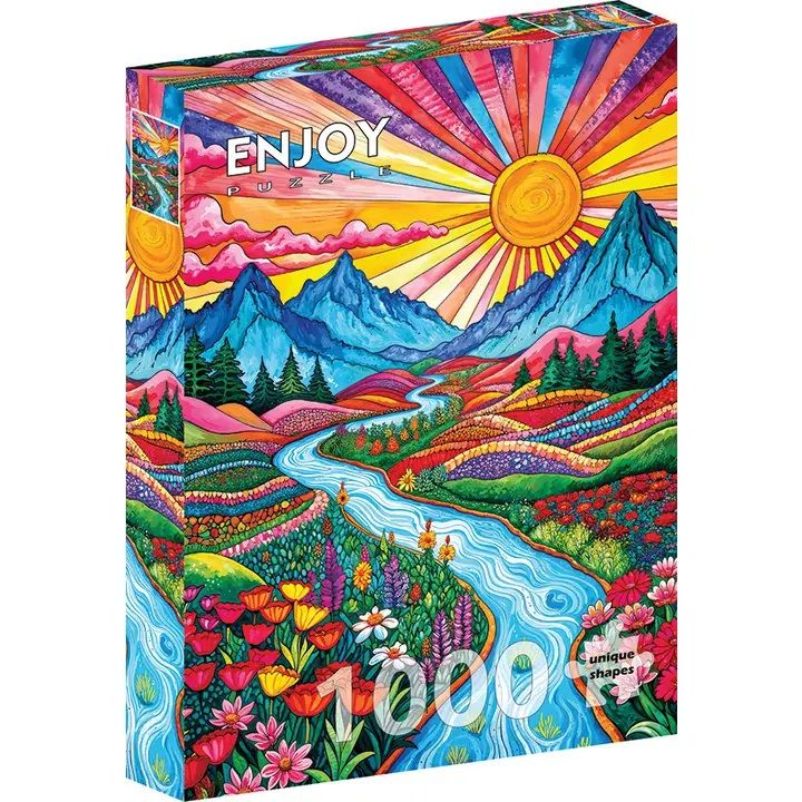 COLORFUL HIGHLANDS 1000PC PUZZLE