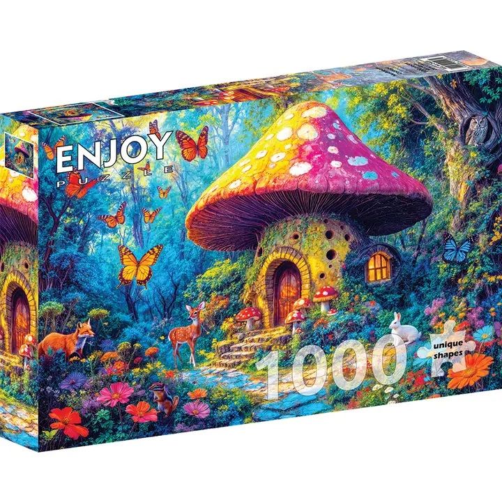 MUSHROOM COTTAGE 1000PC PUZZLE