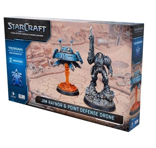STARCRAFT MINIS GAME TERRAN JIM RAYNOR HERO