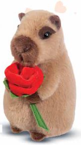 VALENTINE CAPYBARA WITH ROSE