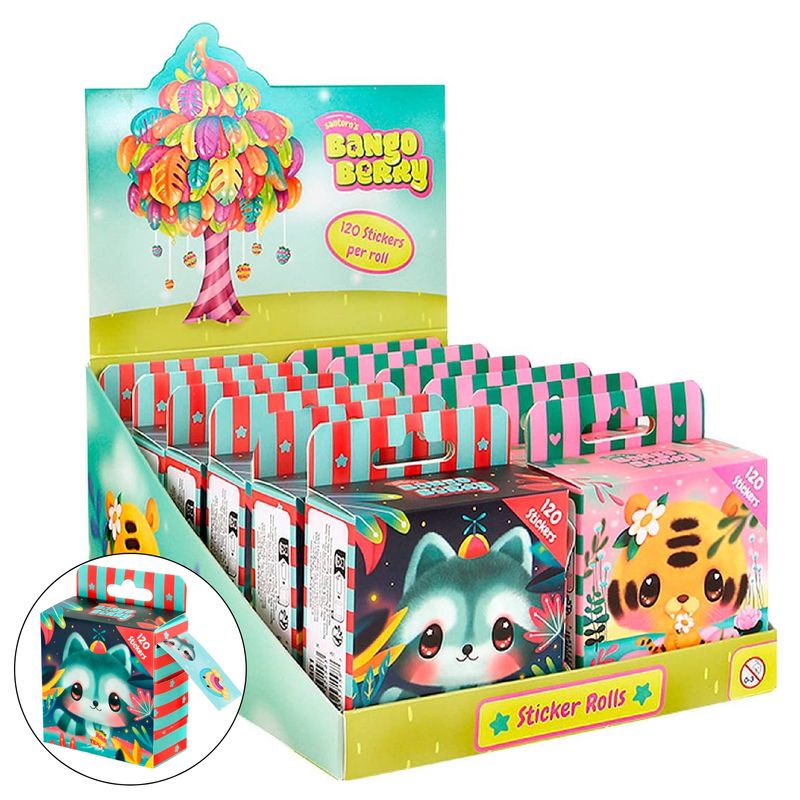 Bangoberry Sticker Roll Asst