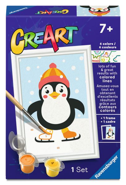 CreArt: Penguin in Snow 3x5