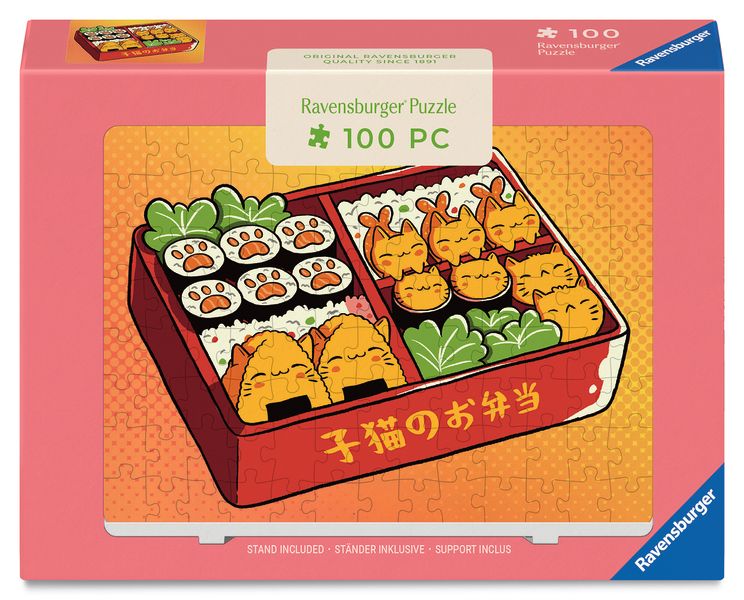 Kawaii Cats Bento 100 Pc Mini Puzzle
