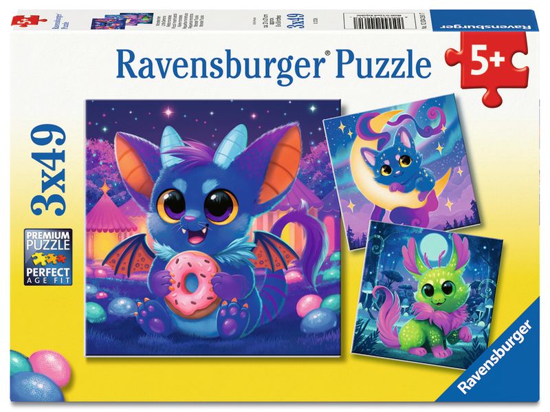 Little Demons 3x49pc Puzzles