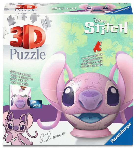 3D Angel Puzzle Ball with Ears