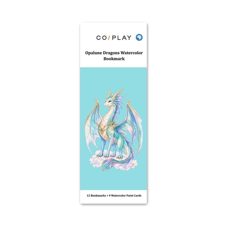 OPALUNE DRAGONS WC BOOKMARK COLOR BOOK