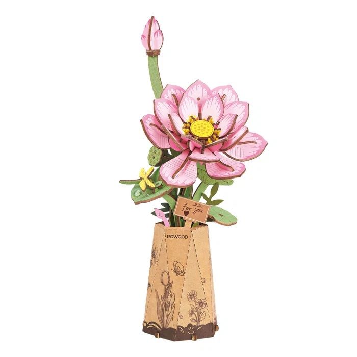 LOTUS DIY WOOD FLOWER