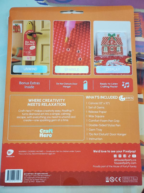 DIAMOND ART KIT - GINGERBREAD DREAMS