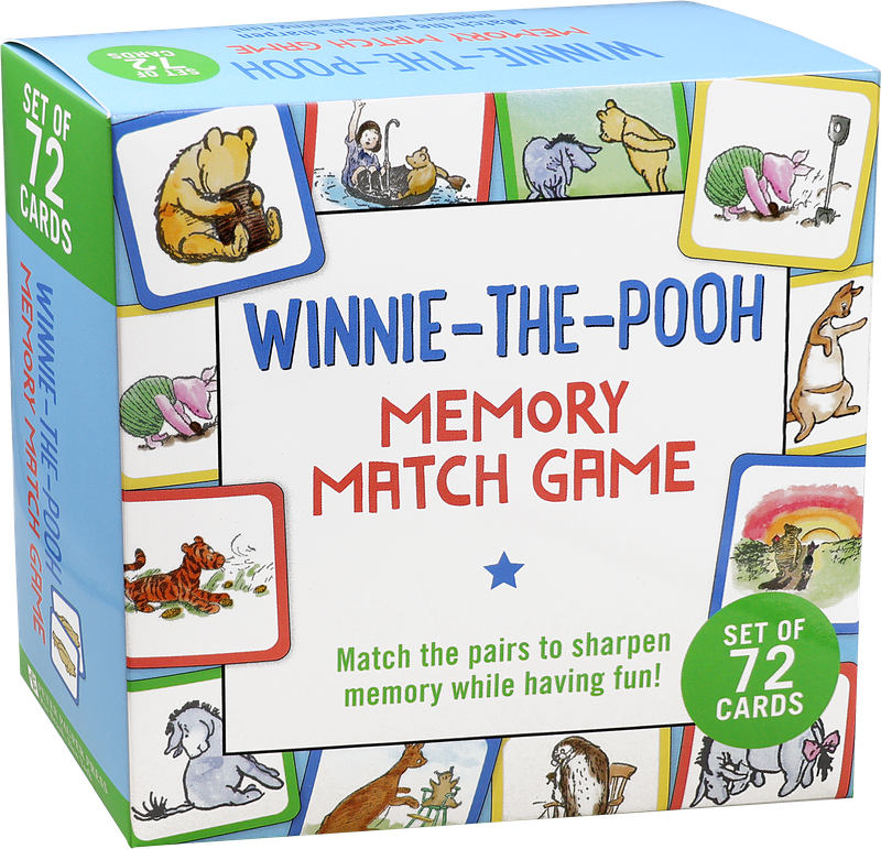 Winnie-the-Pooh Memory Match Game (set of 72 cards)