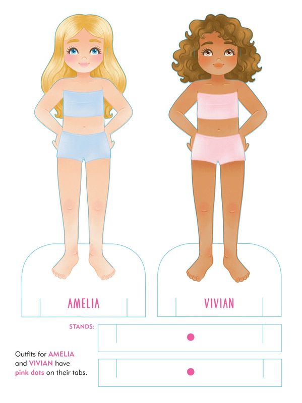 Classic Keepsake Paper Dolls - Fashionistas