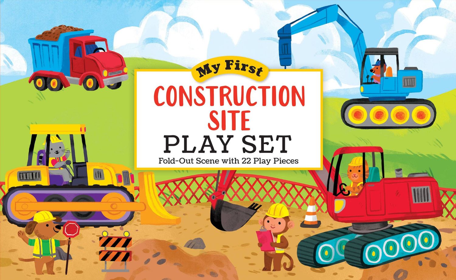 Construction Site Fold-Out Play Set