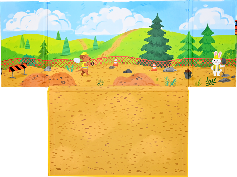 Construction Site Fold-Out Play Set