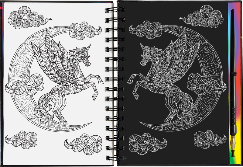 Extreme! Scratch &amp; Sketch Unicorns