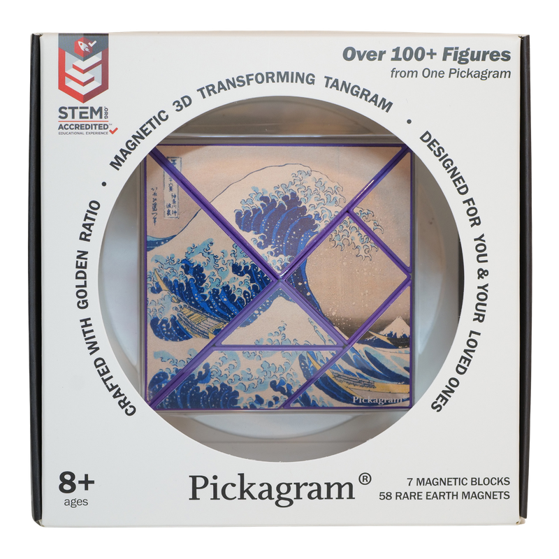 Art Pickagram Magnetic 3D Puzzle The Great Wave at Kanagawa