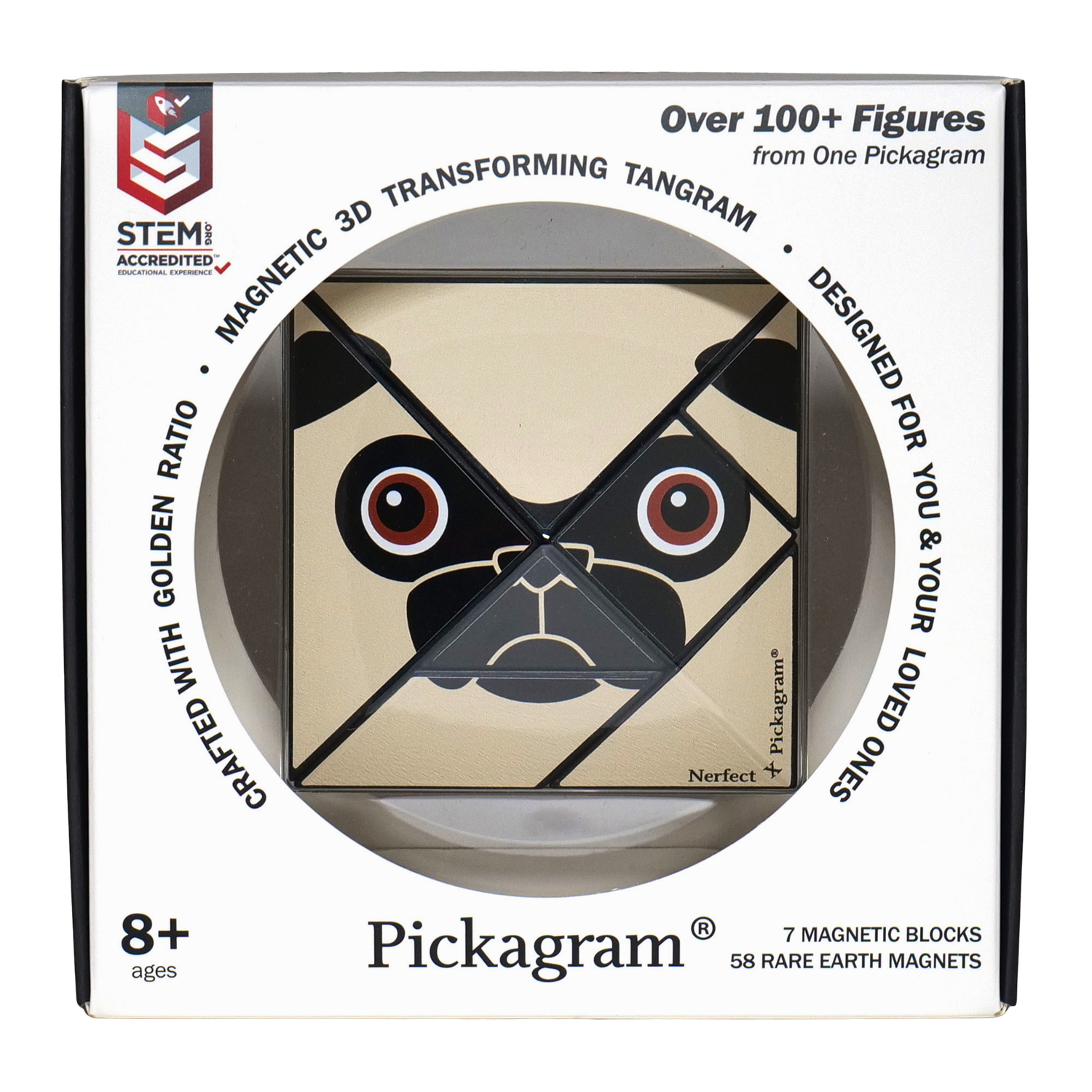 Pickagram Magnetic 3D Art Puzzle - 01 Nerfect
