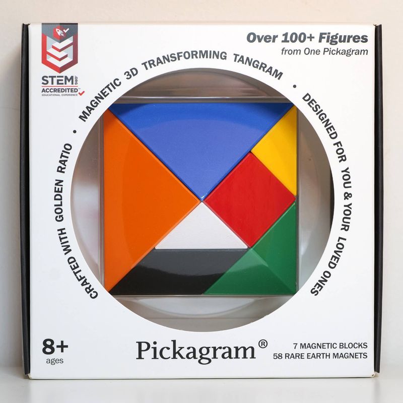 Pickagram Magnetic 3D Art Puzzle - Random Mix