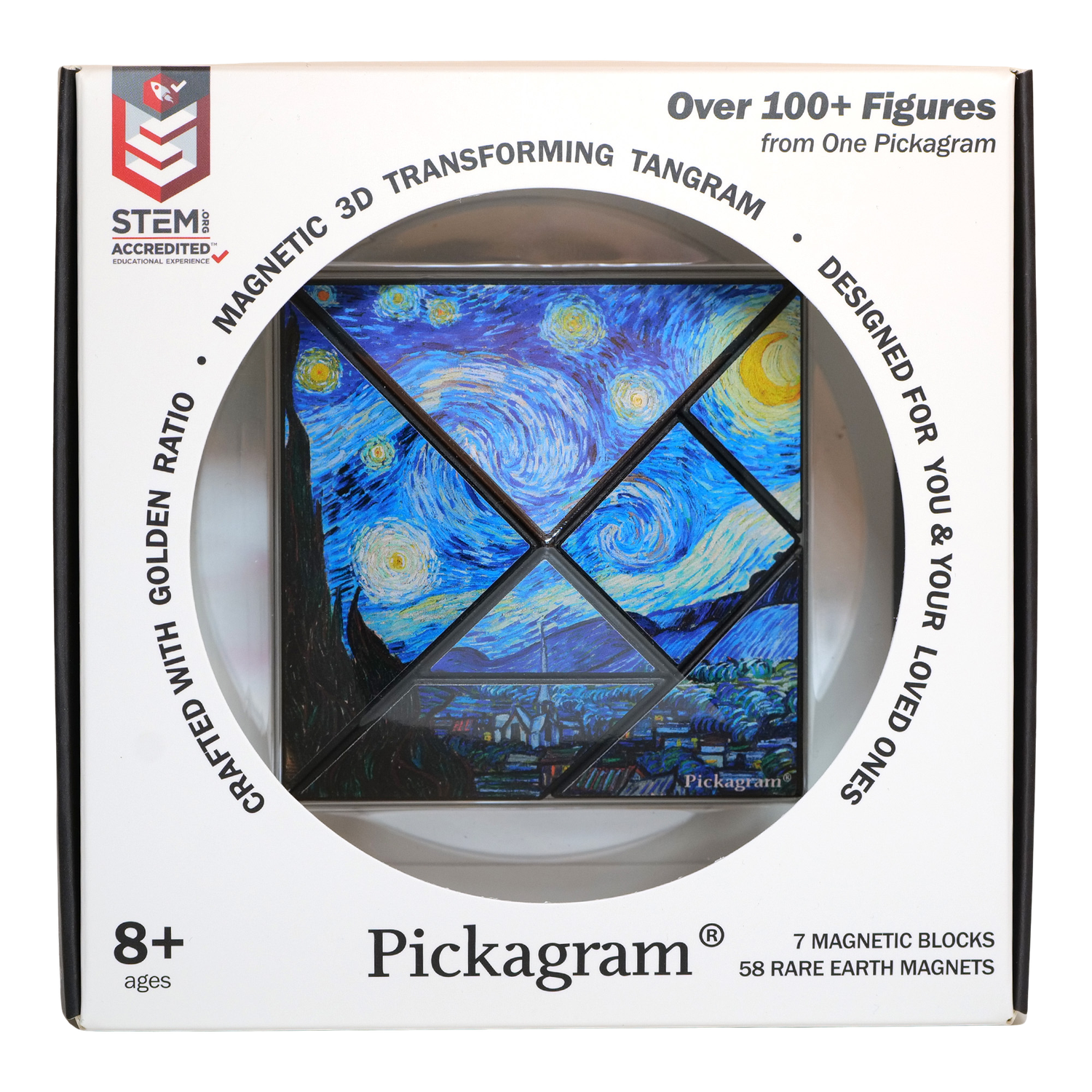 Art Pickagram Magnetic 3D Puzzle_The Starry Night