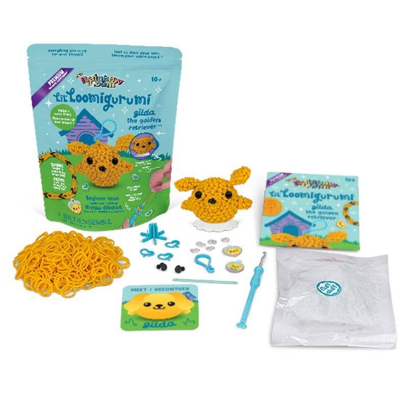 Lil' Loomigurumi Crochet Kit- Golden Retriever