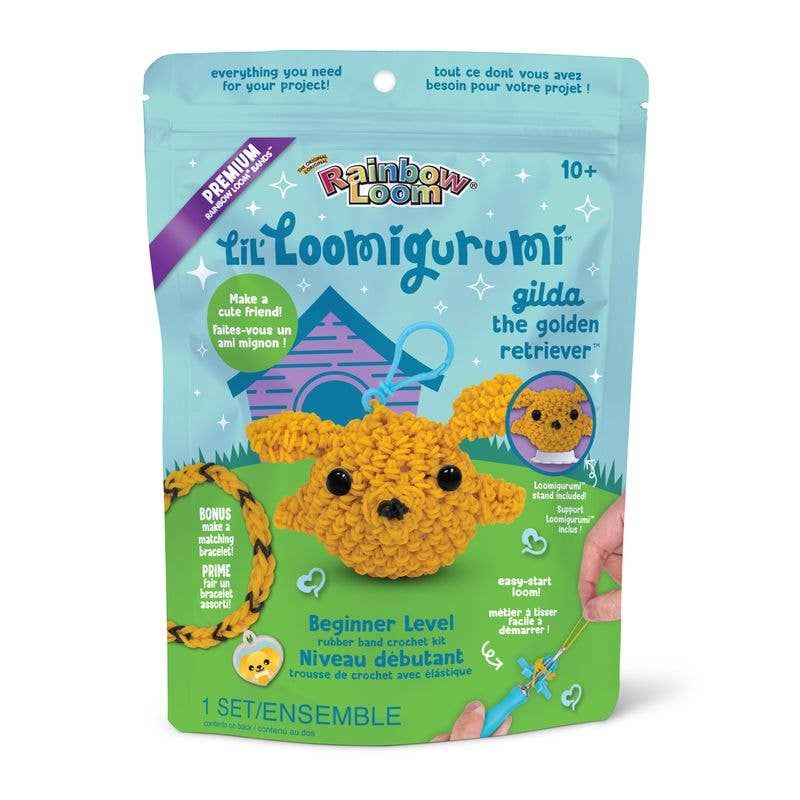 Lil' Loomigurumi Crochet Kit- Golden Retriever
