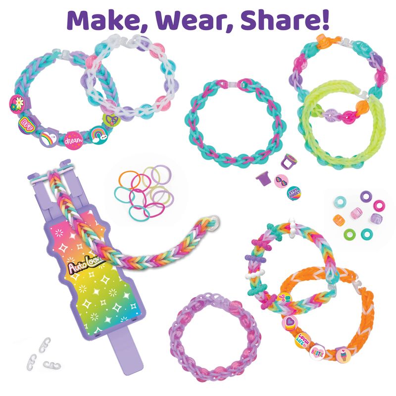 Twin Auto Loom 1500 Rubber Band Bracelet Kit + 190 Beads