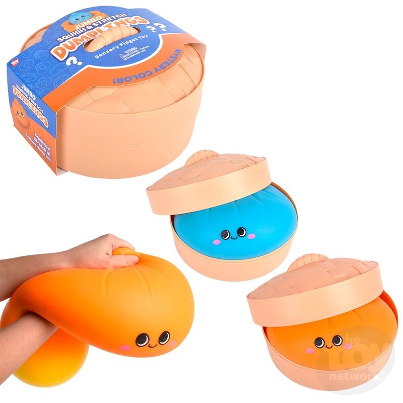 JUMBO SQUISH AND STRETCH DUMPLING 9.75inch
