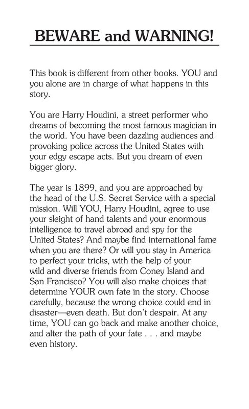CYOA SPIES: Harry Houdini