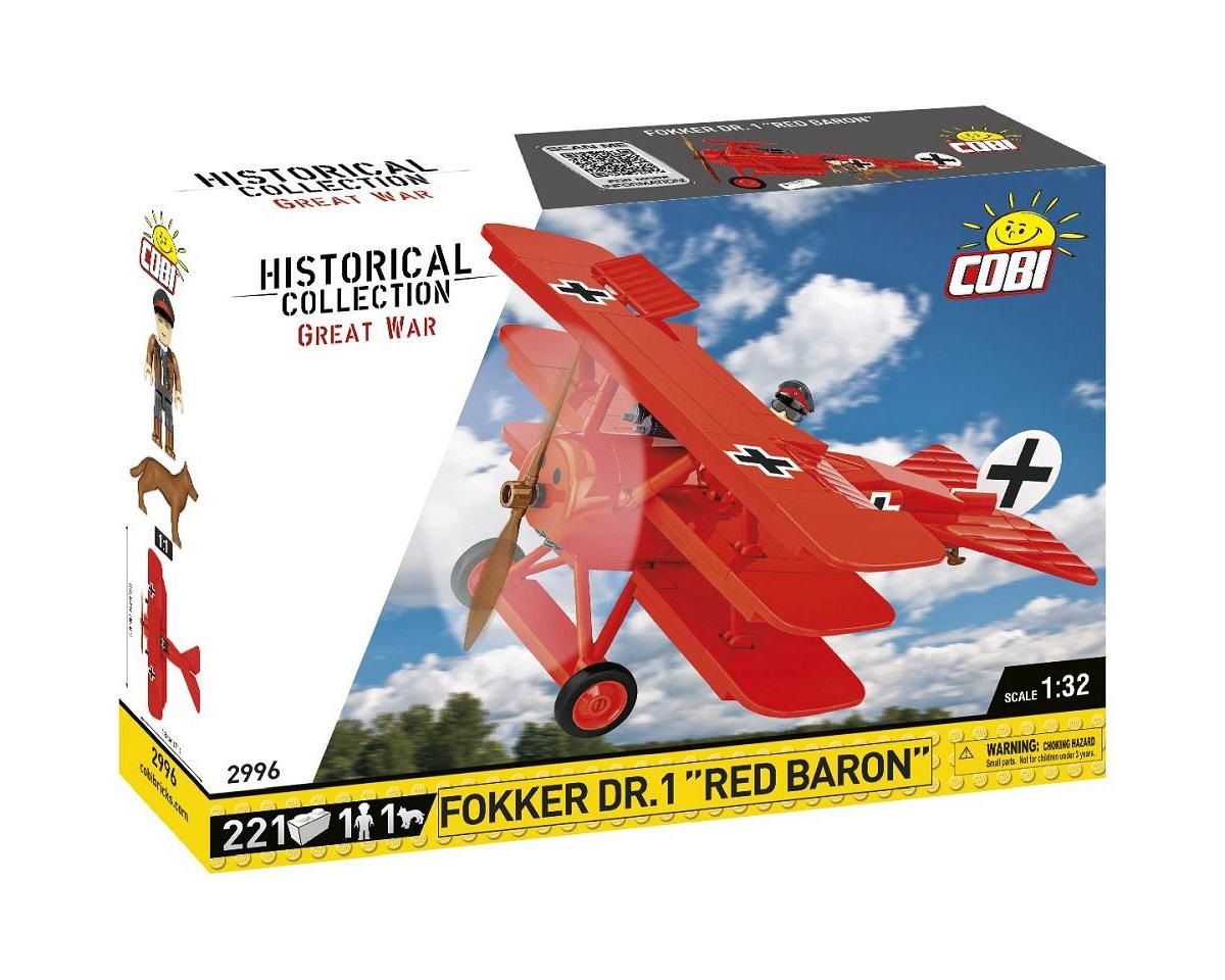 1/32 WW I Fokker Dr.1 Red Baron Block Model Kit