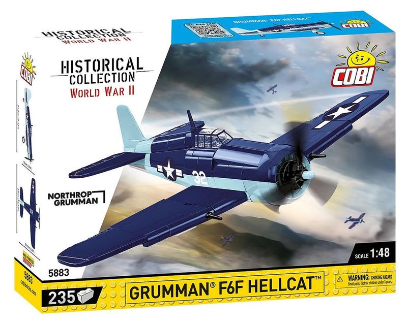 1/48 WWII Grumman F6F Hellcat Block Model Kit