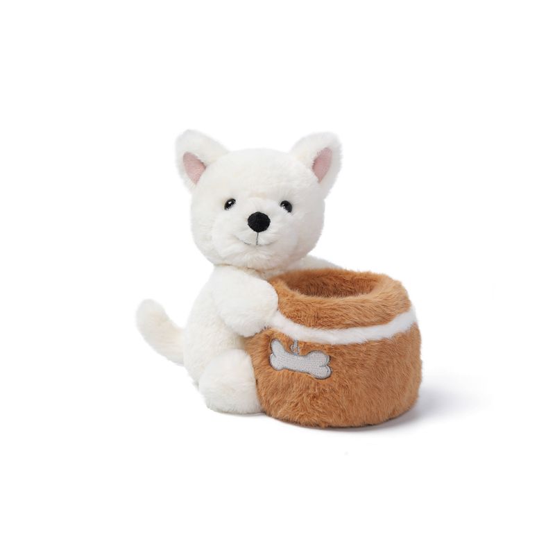 Westie Pen Holder Weighted Plush Animal 6"