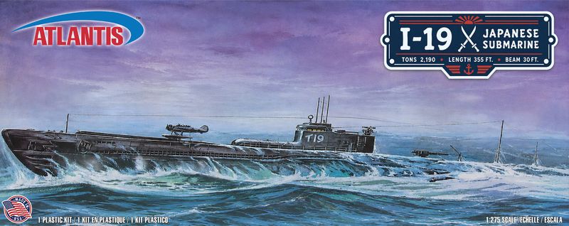 1/275 IJN WW2 Type B1 Submarine I-19