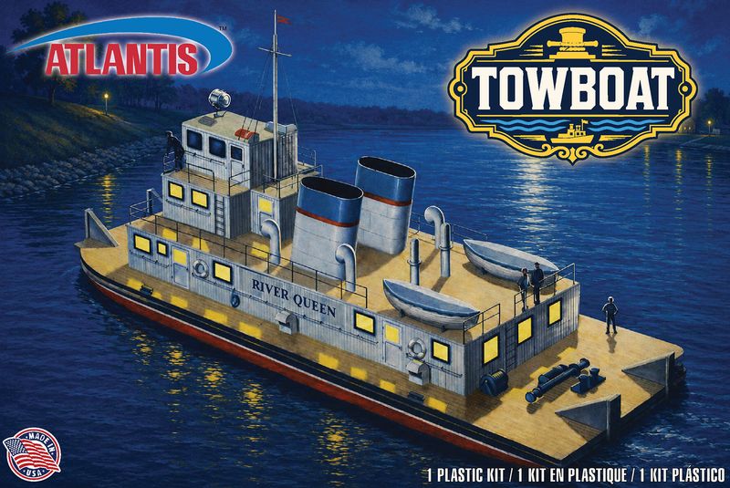 1/220 Waterfront Tow Boat River Queen