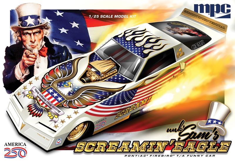 1/25 Firebird Funnycar 250th USA Anniv