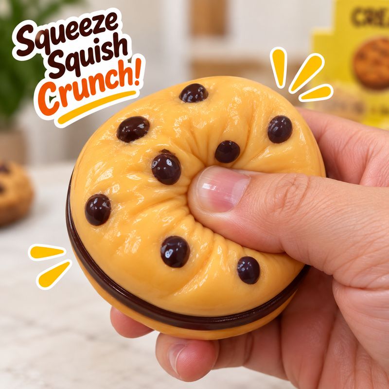 Cream Cookie Crunchy Squishy