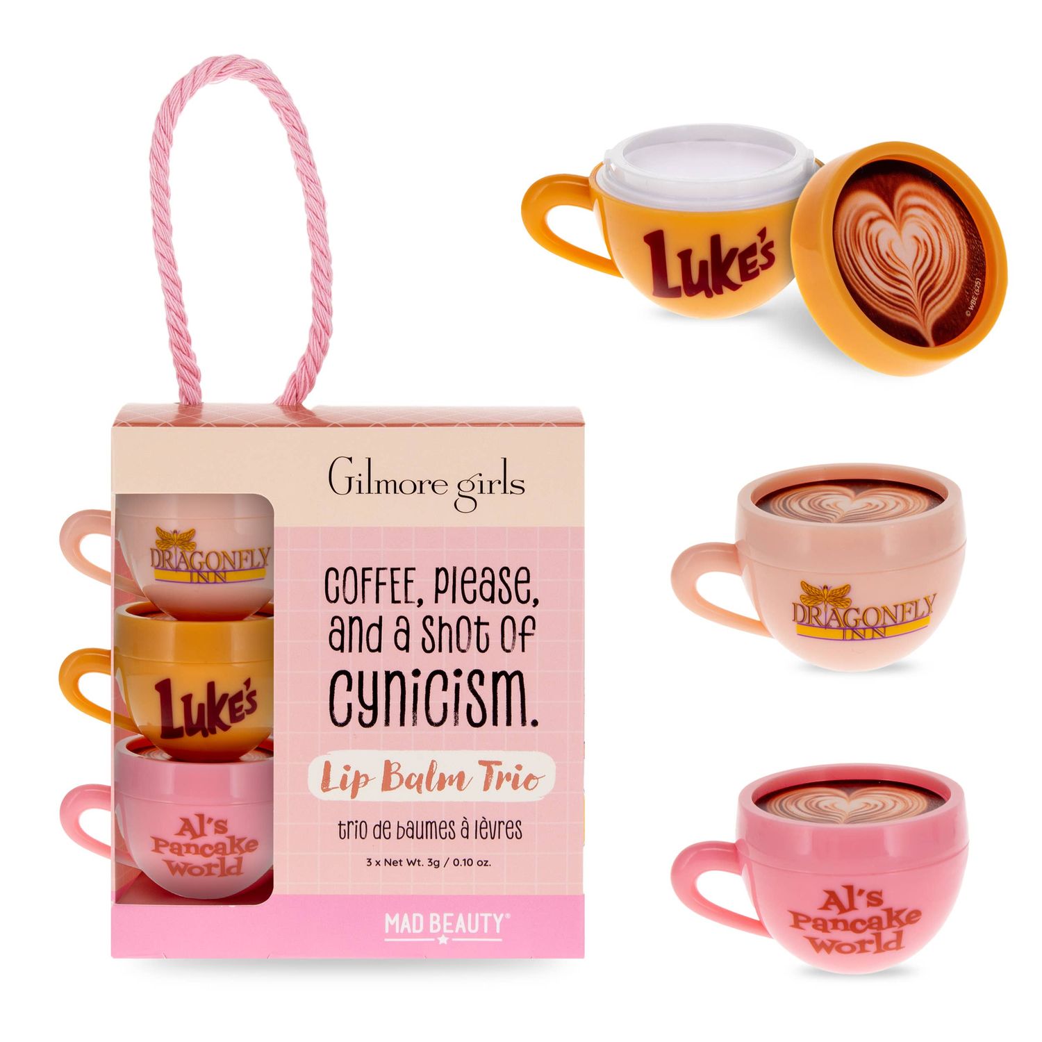Gilmore Girls Lip Balm Trio Warner Bros